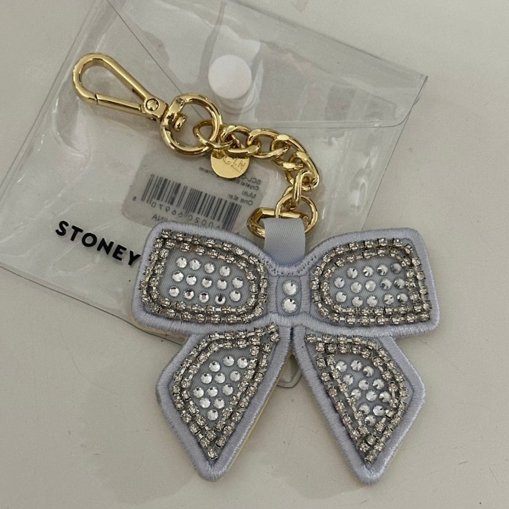 Stoney clover lane bow keychain